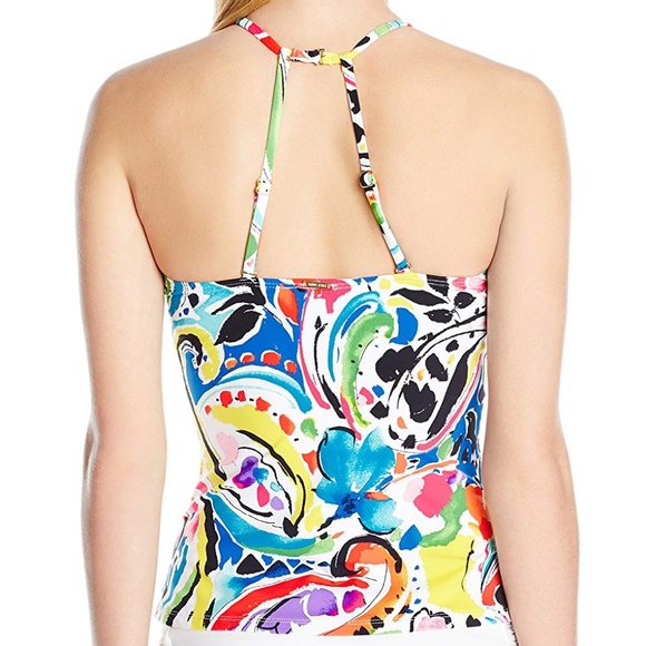 Anne Cole Tankini High Neck with Strappy Back S NWT - Picture 2 of 2